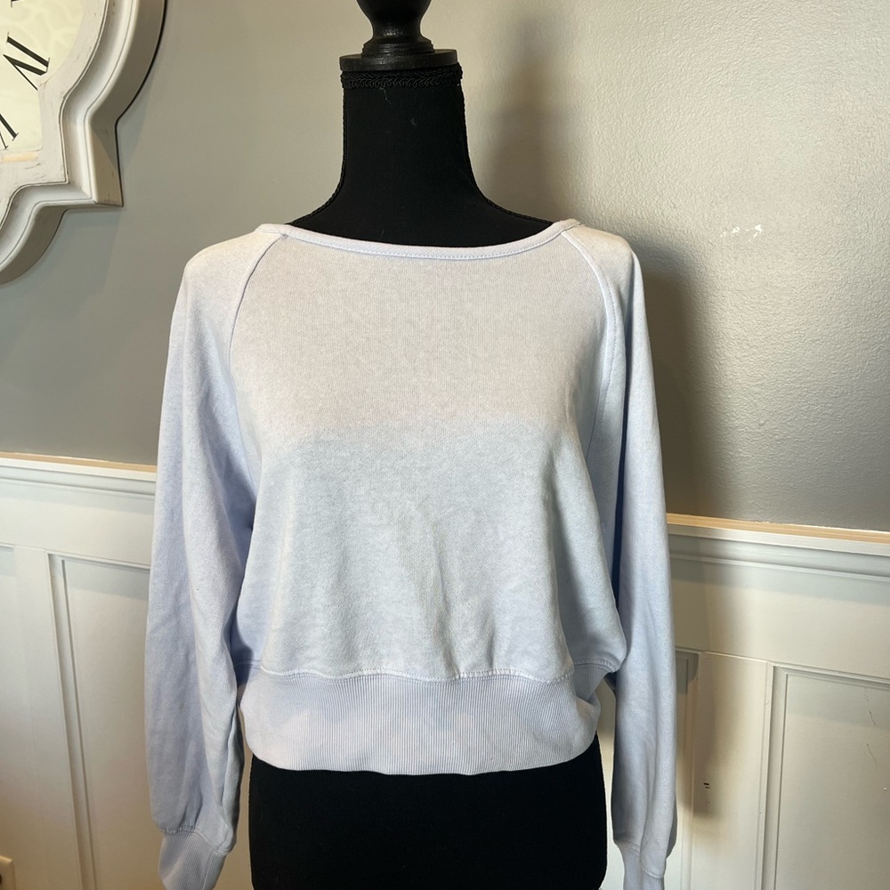 Hippie Rose Light Blue Sweatshirt